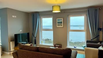 Smart TV, books, stereo