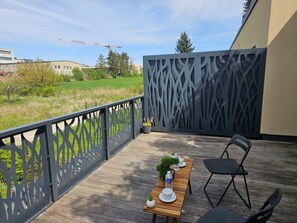 Terrace/patio - Stylish 3 BR with 2 terraces and parking (Luxembourg City)