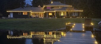 Hidden Lake guest house is on 20 Secluded Acres with a Beautiful private Lake.