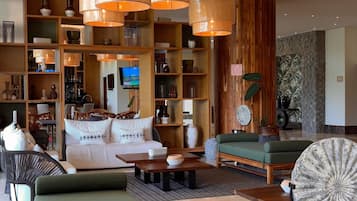 Sala de estar en el lobby