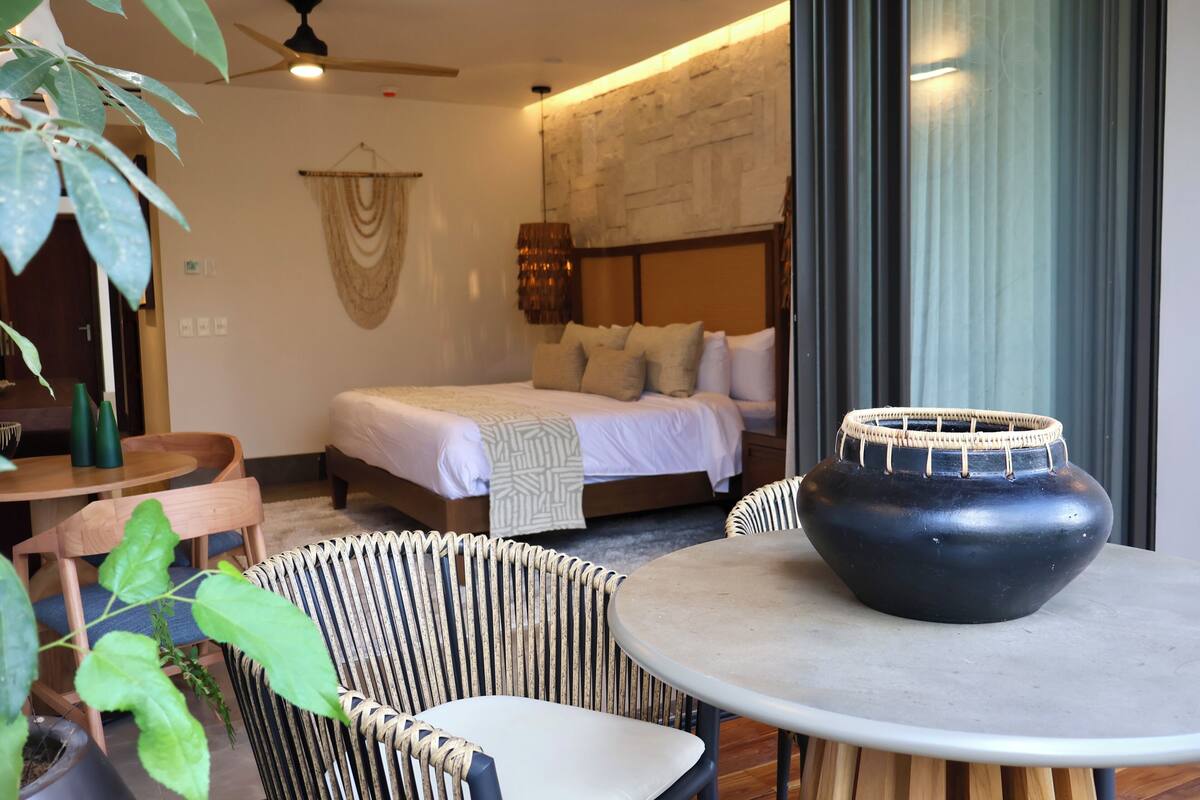 Kamar Deluks, balkon, pemandangan kebun | Balkon