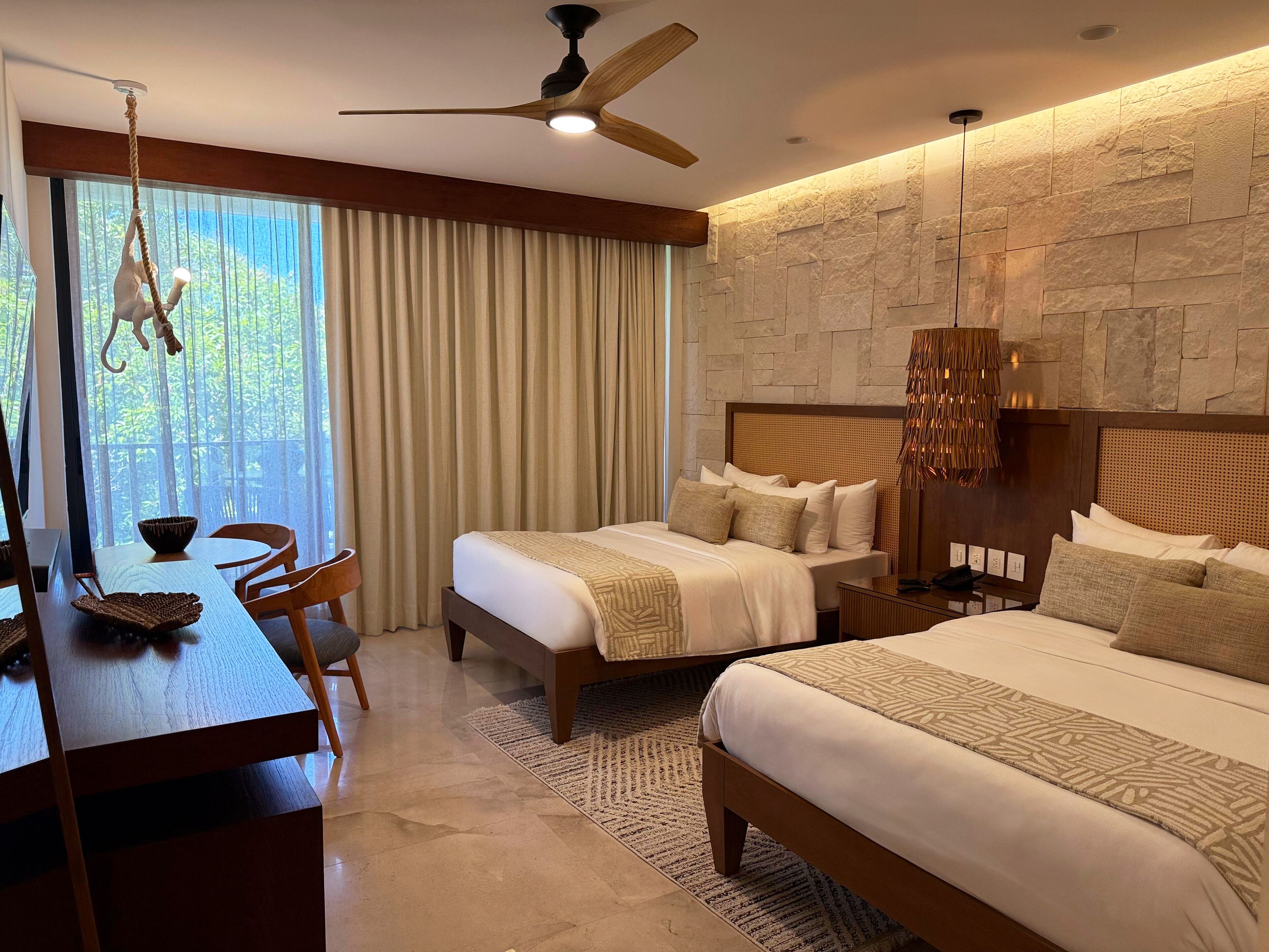 Deluxe-Doppelzimmer, Balkon, Gartenblick