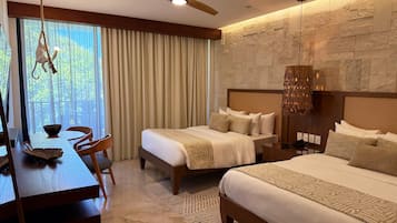 Deluxe Double Room, Balcony, Garden View | In-room safe, desk, laptop workspace, soundproofing