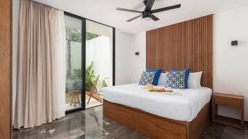 4 chambres, coffres-forts dans les chambres