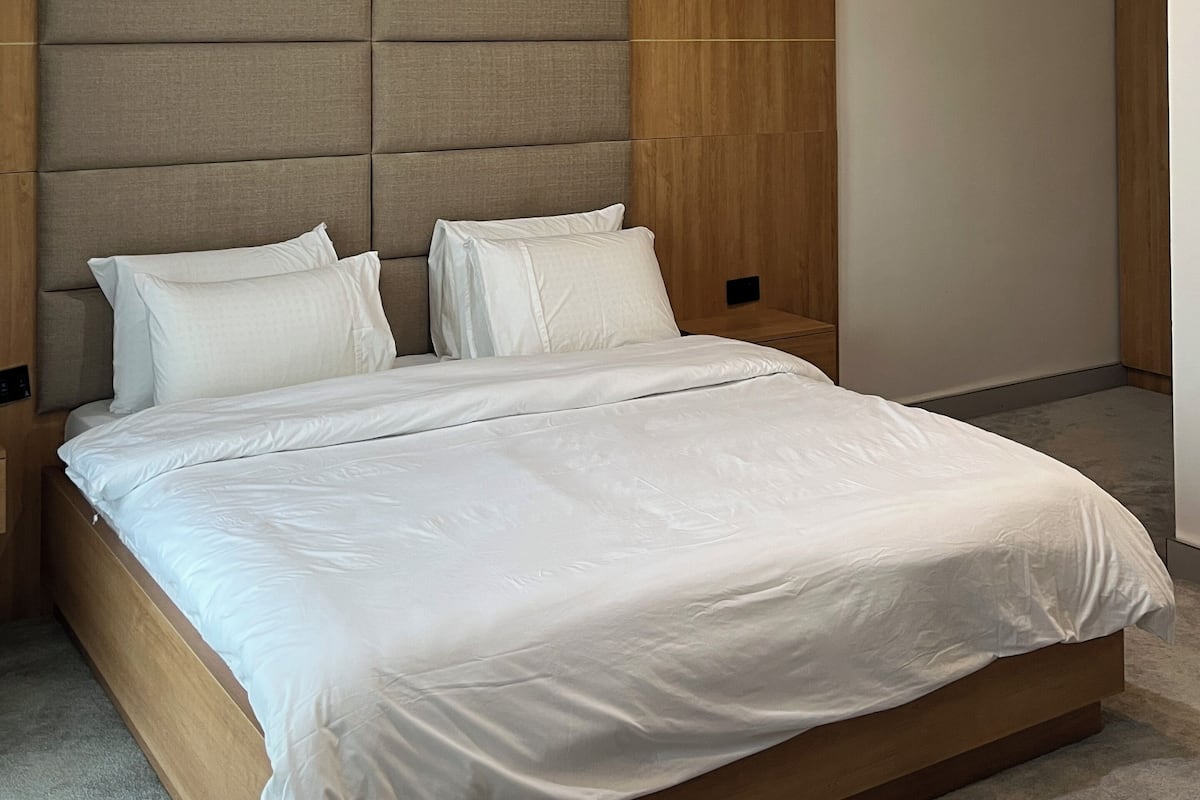 Executive Suite, Balcony, City View | Desk, laptop workspace, free WiFi