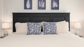 1 slaapkamer, een bureau, gratis wifi, beddengoed