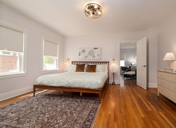 2 chambres, bureau, Wi-Fi gratuit, draps fournis