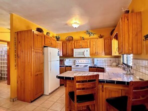 Microwave, oven, stovetop