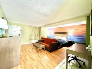 Superior kamer, 1 kingsize bed, niet-roken | Een bureau, een laptopwerkplek, gratis wifi, beddengoed