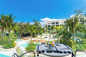 Basic-Studio, Gartenblick | Terrasse/Patio