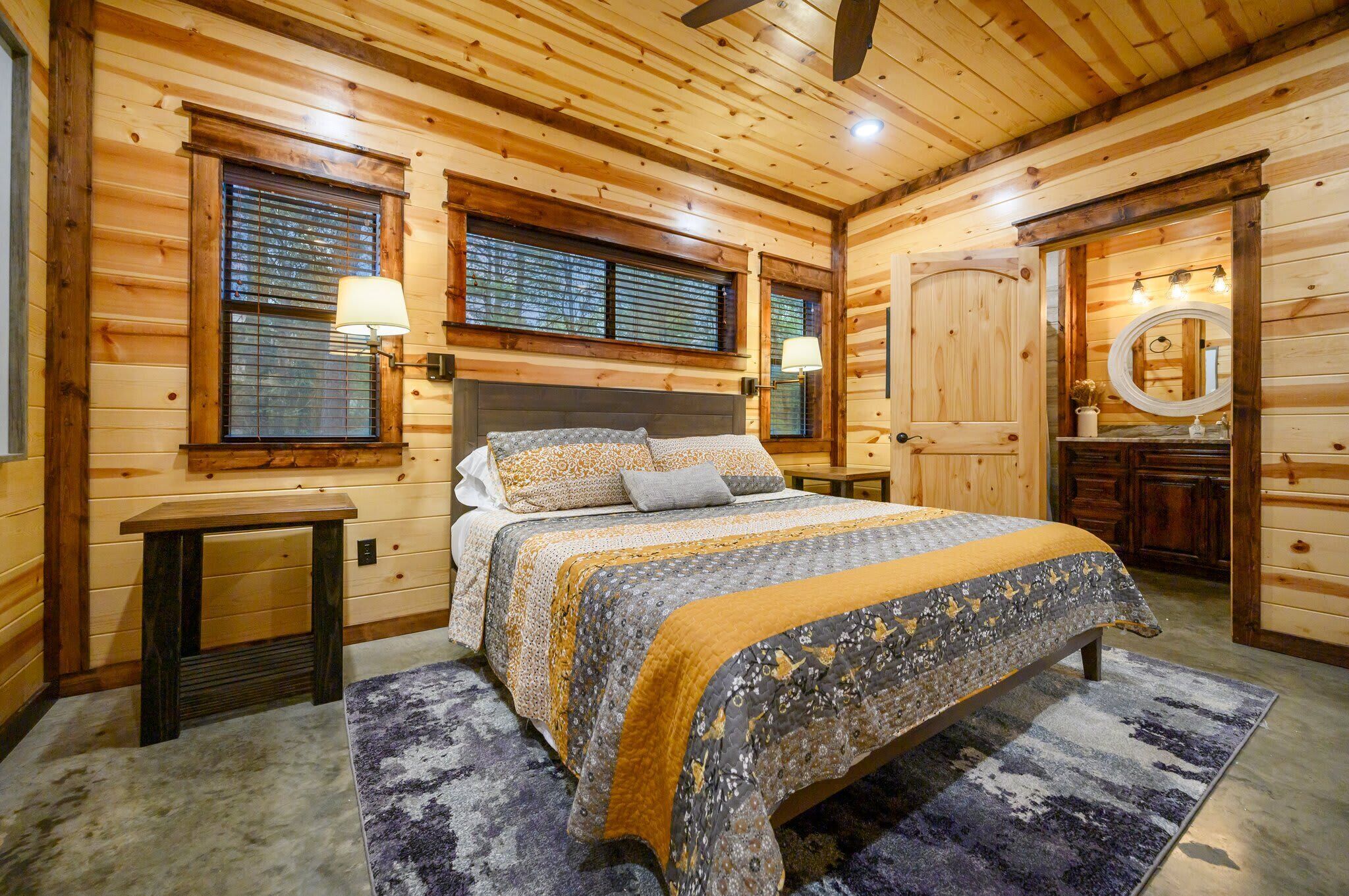 Cabin, Multiple Beds, Hot Tub, Garden View (Sugar Daddy) | 5 bedrooms, individually decorated, individually furnished, bed sheets