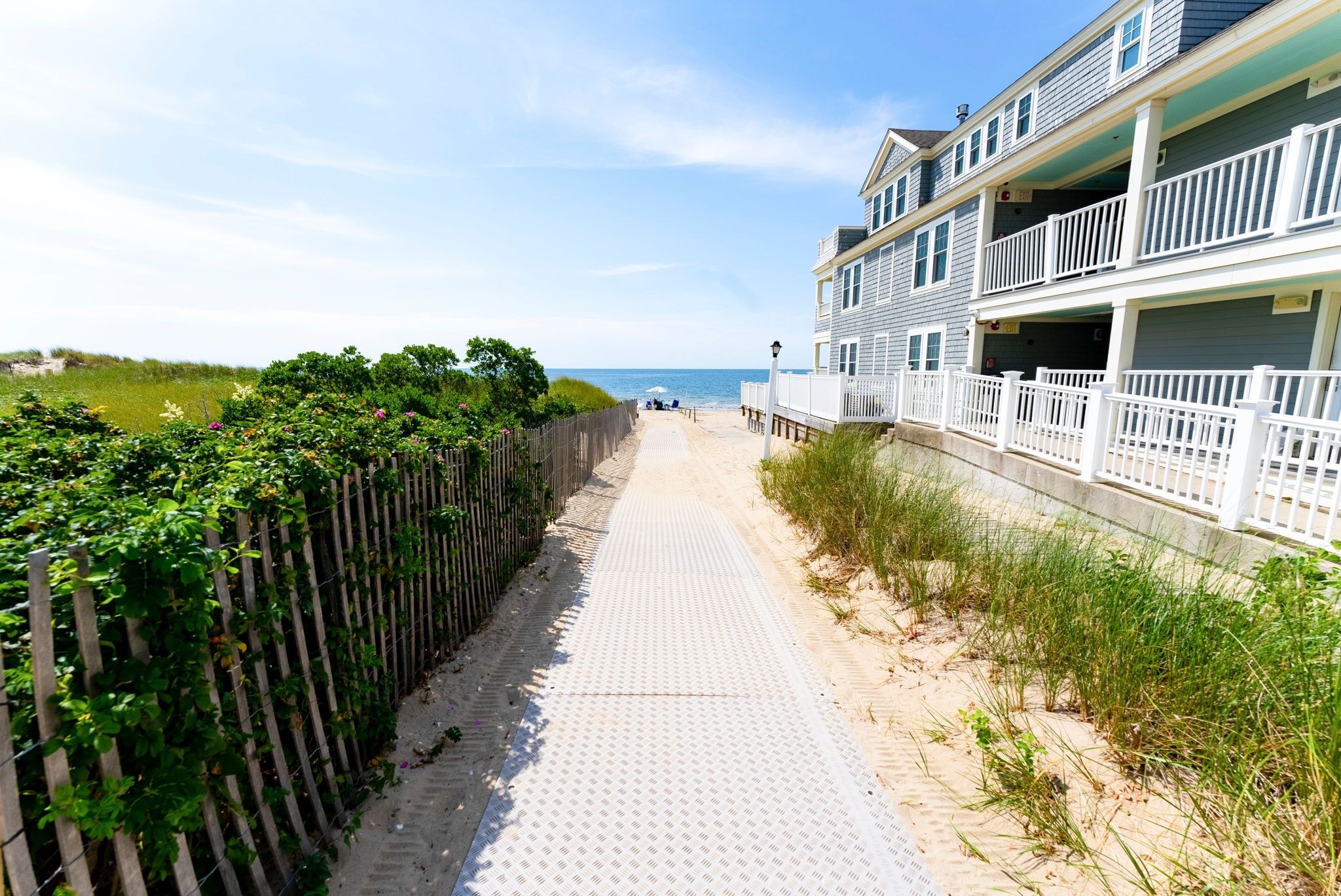 附近的私人海灘