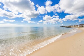 Privat strand i nærheden