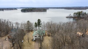 Exterior - Lakefront Cabin w/ Firepit Nights & Scenic Views (Birchwood)