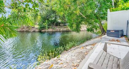 Canal Views from Pool w BBQ and Pit | Miami Escape