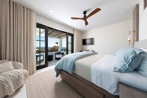 4 bedrooms, desk, iron/ironing board, travel crib