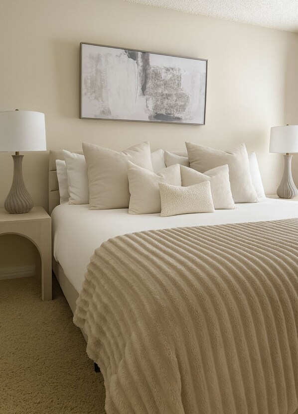2 bedrooms, iron/ironing board, free WiFi, bed sheets