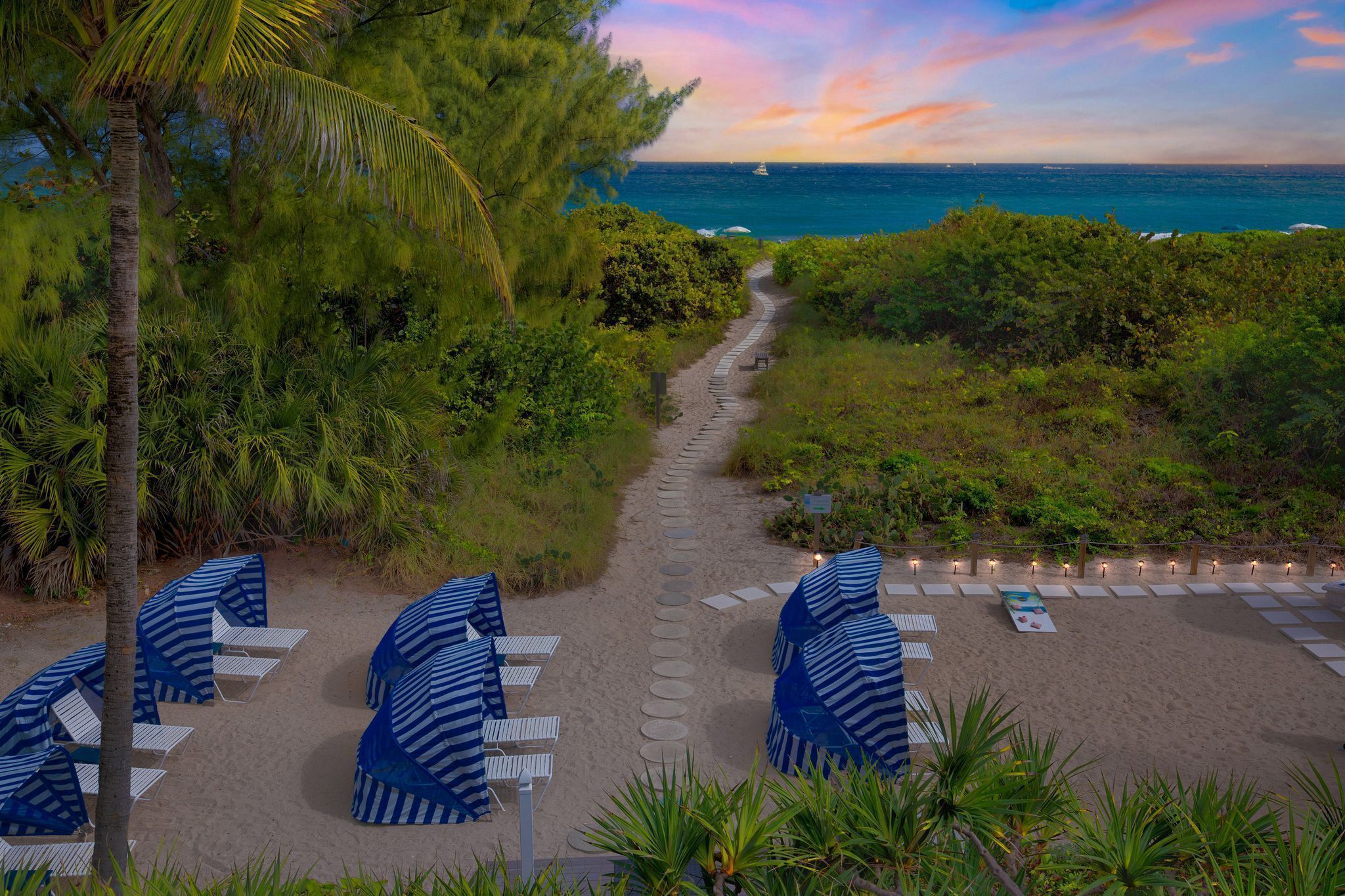 Overnattingsstedets uteområder