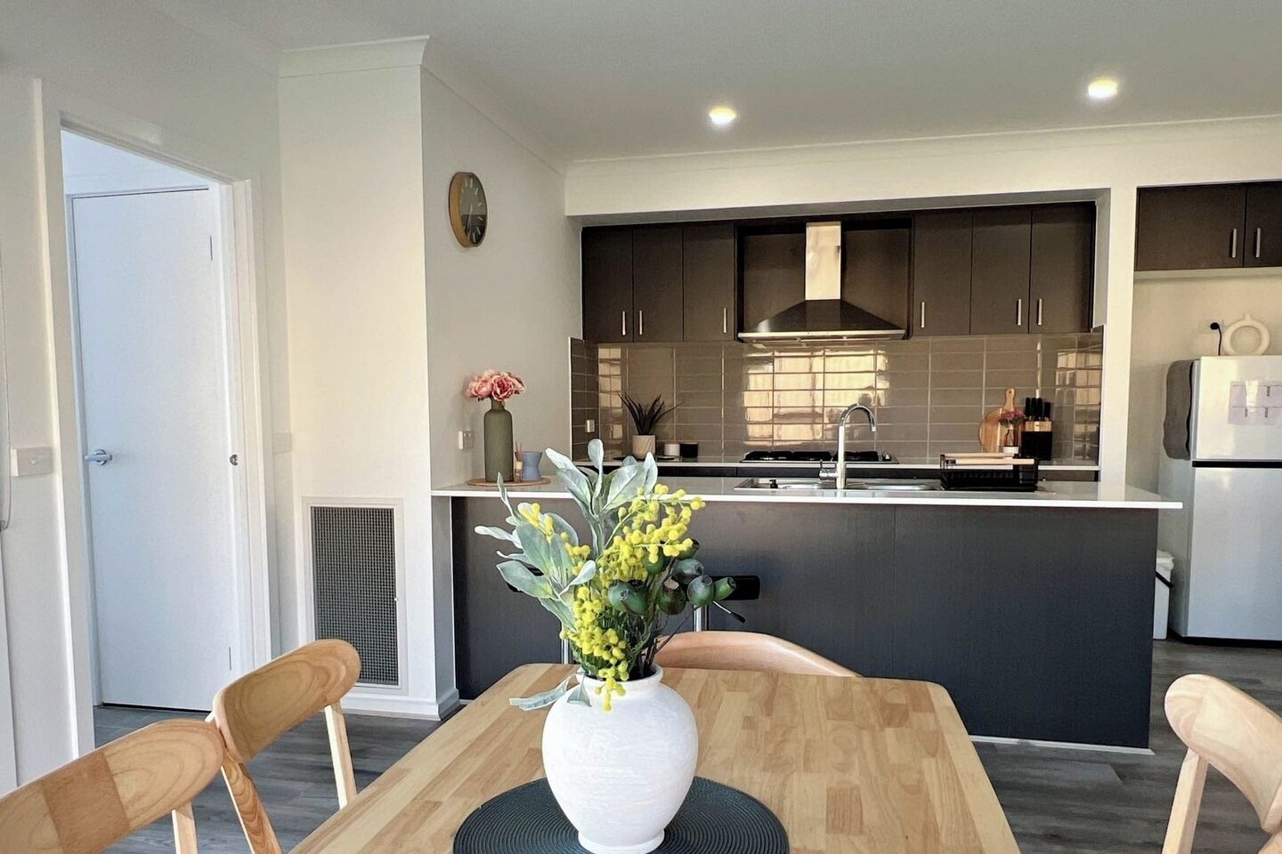 Cozy dining space for meals