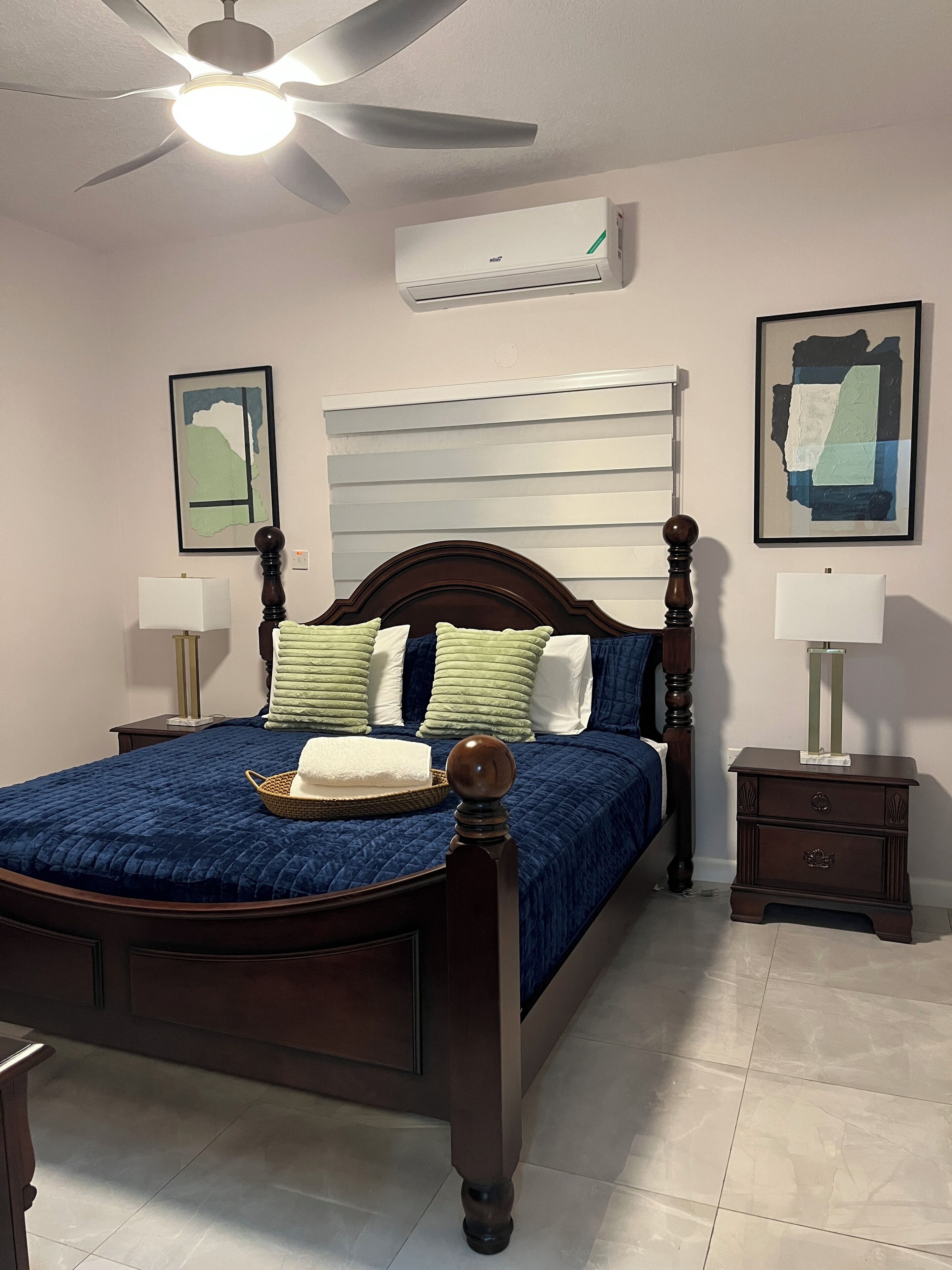 3 soverom, strykejern/-brett og wi-fi (inkludert)