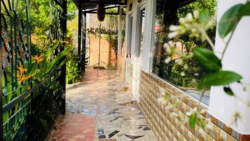 Familienzimmer, Gartenblick | Ausblick vom Zimmer