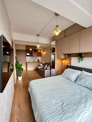 1 bedroom, iron/ironing board, WiFi, bed sheets - Executive Suite in Castellana, North Bog Zone (Bogotá, D.C.)