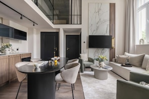 Comfort Apartment, City View | Living area - So Soho (Kraków)