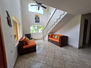 TV - Casa Charros: 3BR Golf-Front Home at Gran Pacifica Resort. Pet Friendly! (Managua)