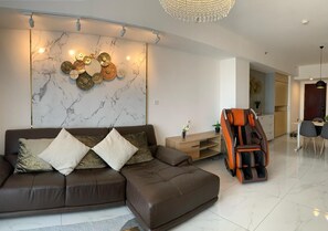 家庭公寓, 陽台, 城市景觀 | 起居區