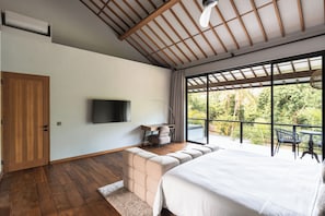 Deluxe Villa, Balcony, Pool View | 2 bedrooms, premium bedding, in-room safe, desk - Umayam Sanctuary by Alfred in Bali (Canggu)