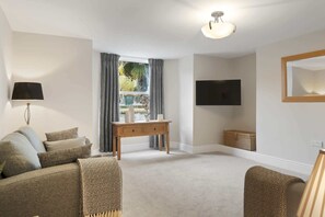 TV, fireplace, offices