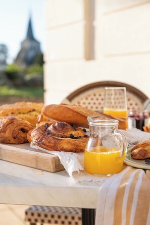 Kontinental frokost er inkludert hver dag