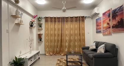 Spacious 3-bedroom apartment with WiFi, AC in charming Phase 02