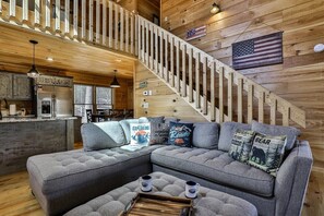 Smart TV, fireplace, video games