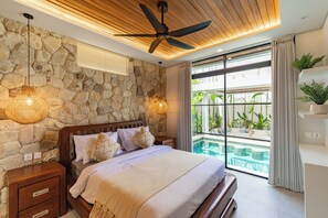 4 bedrooms, in-room safe, free WiFi, bed sheets - Luxurious 4 Bedroom villa with swimming pool in Uluwatu (Uluwatu)