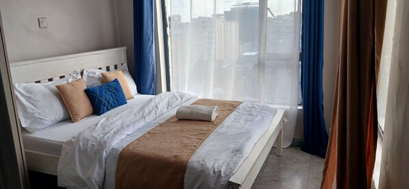 1 habitación, wifi gratis y ropa de cama