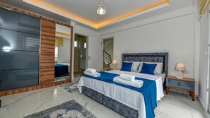 4 bedrooms, iron/ironing board, travel crib, WiFi