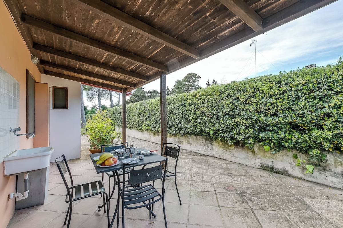 Family Apartment, Multiple Bedrooms (Rosmarino Among Greenery And Sea -) | Outdoor dining
