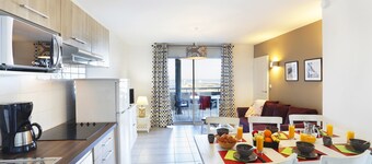 Appart cosy et 8p avec balcon, à 50m de la plage !