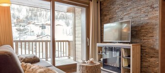 Vacances de Ski Près des Pistes | Appartement Chaleureux + Cheminée