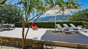 Room, 3 Bedrooms, Smoking, Private Pool | Outdoor dining - Room-villa Don Dan Near Split (Split)