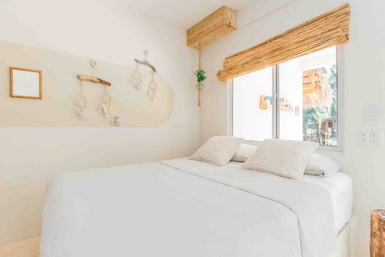 1 bedroom, desk, iron/ironing board, travel crib