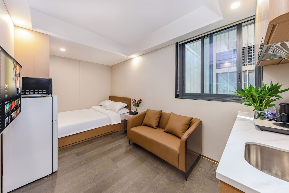 Comfortable Tatami Room | 1 bedroom, blackout curtains, iron/ironing board, free WiFi