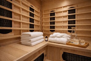 Sauna - Vacation apartment "Brigantine56" on the quay of the Ostseeresort Olpenitz (Olpenitz)