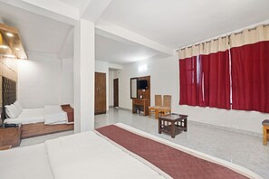 Premium bedding, desk, laptop workspace, free WiFi - Hotel Sun Village by Palm Aryan (Mussoorie)