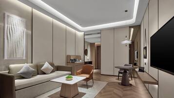 Business Suite, 1 King Bed with Sofa bed, Private Bathroom, Garden View | View from room