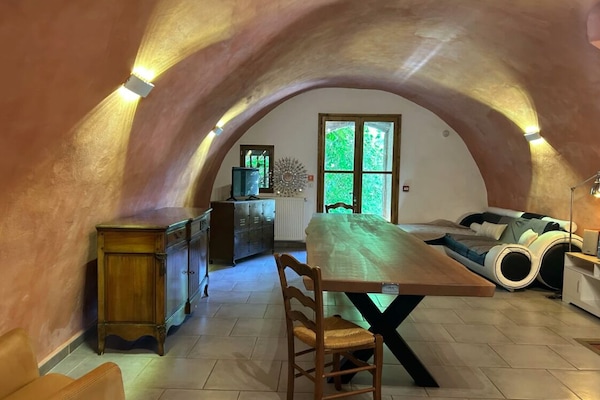 Cottage, uitzicht op bergen | Woonruimte