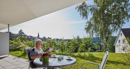 Ferienwohnung 'Auszeit Mit Plege - Fewo 5' mit Privatterrasse, Gemeinschaftsgarten und Wi-Fi