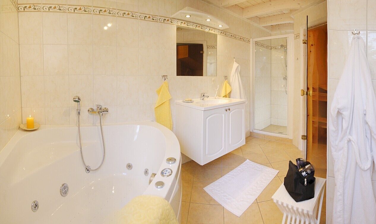 Een douche, een haardroger