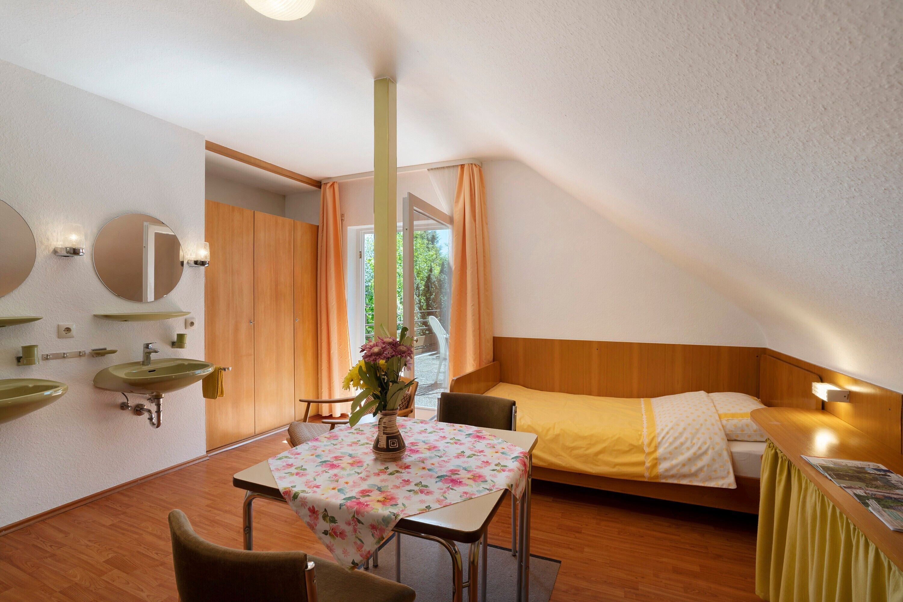 1 soveværelse, sengetøj